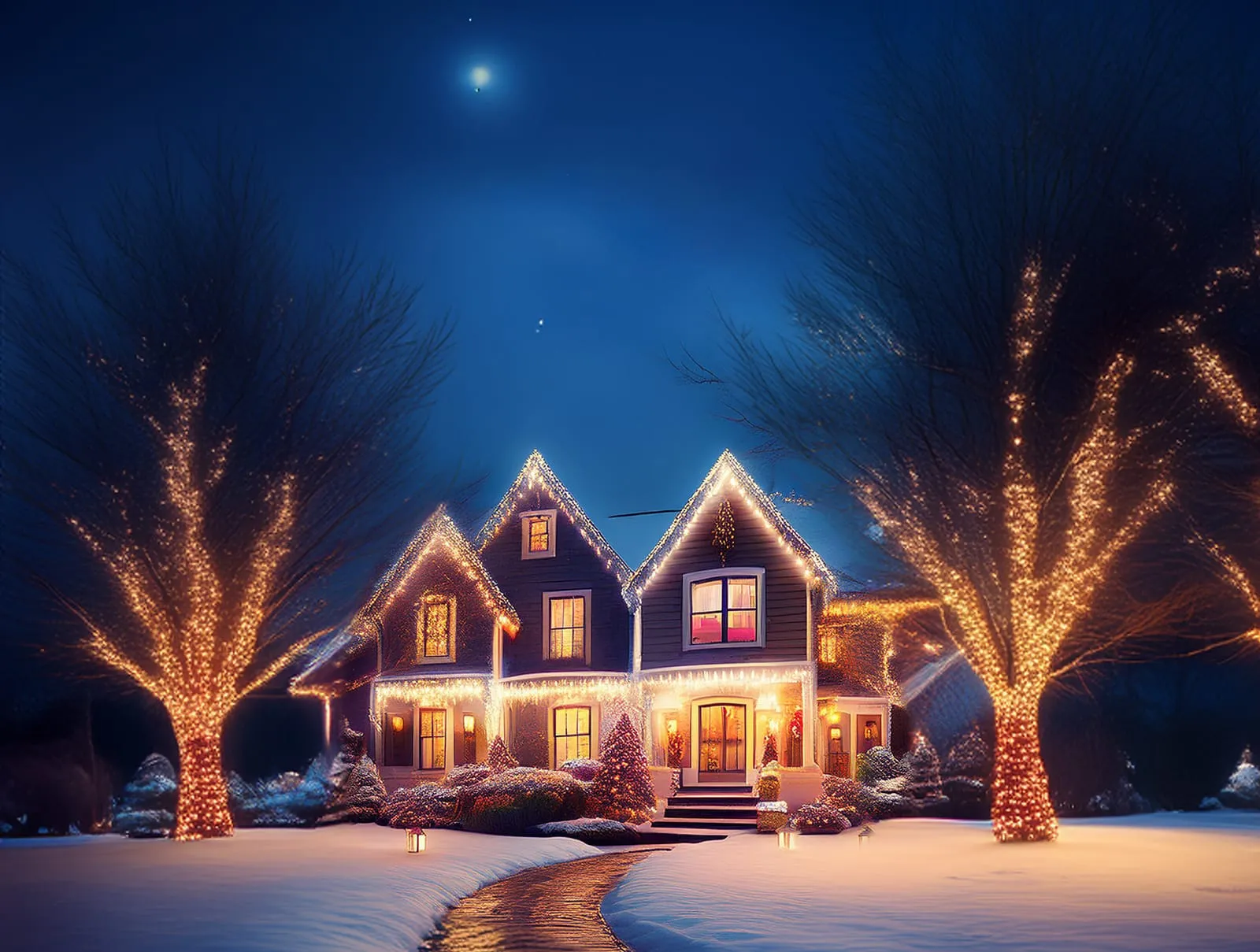Christmas Light Installation